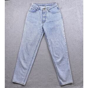 VTG LA Apparel 14oz Jeans Mens 27x31 Blue Light Wash Tapered USA Made Tag 29x31